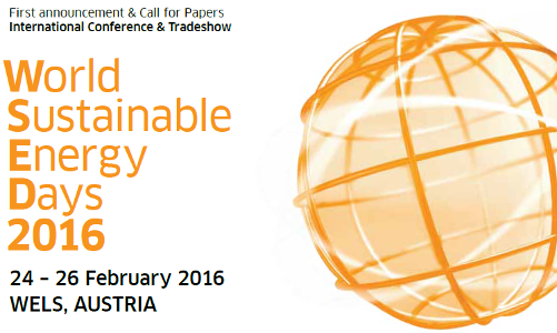 World Sustainable Energy Days 2016 - Call for papers